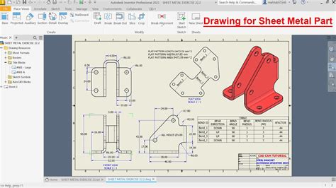 autocad sheet metal standards